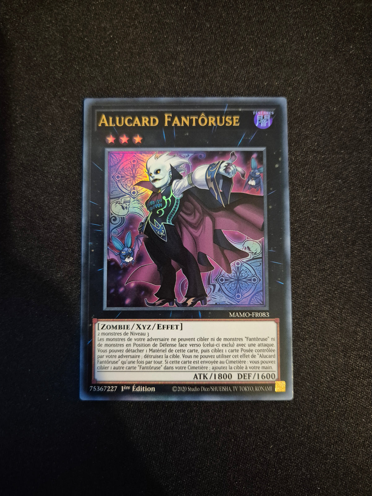 Carte Yu-Gi-Oh! Alucard Fantôruse Ultra Rare MAMO-FR083