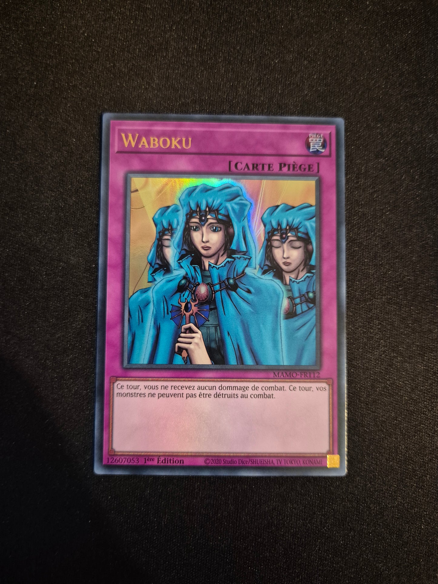Carte Yu-Gi-Oh! Waboku Ultra Rare MAMO-FR112