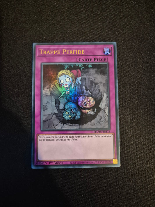 Carte Yu-Gi-Oh! Trappe Perfide Ultra Rare MAMO-FR114