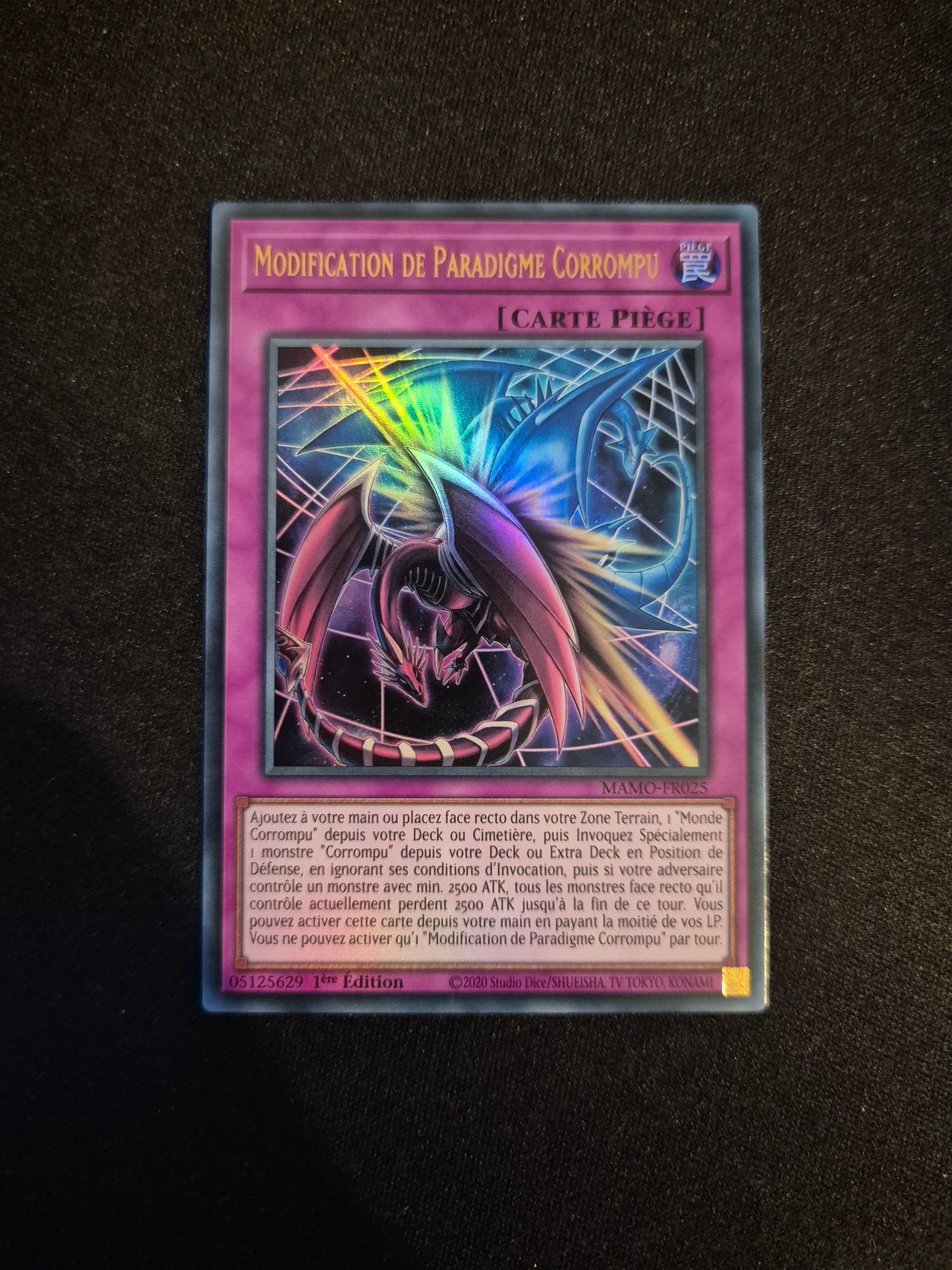Carte Yu-Gi-Oh! Modification de Paradigme Ultra Rare MAMO-FR025