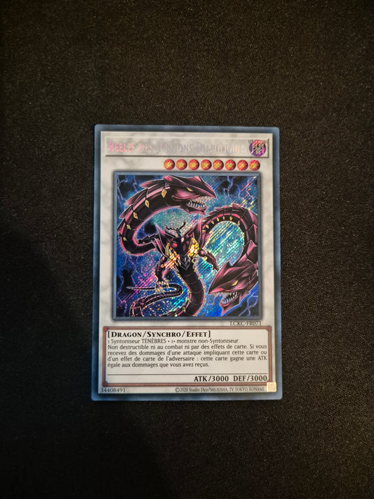 Carte Yu-Gi-Oh! Beelze des Dragons Diaboliques Secret Rare LCKC-FR071