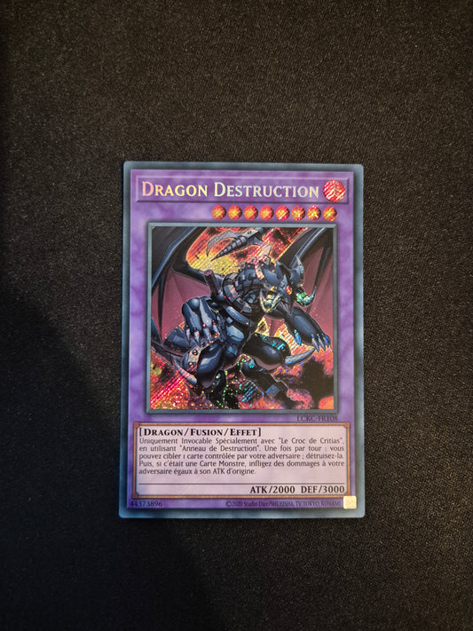 Carte Yu-Gi-Oh! Destruction Dragon Secret Rare LCKC-FR108