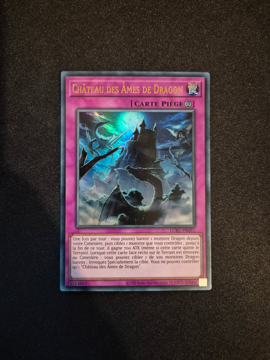 Carte Yu-Gi-Oh! Château des Ames de Dragon Ultra Rare LCKC-FR051