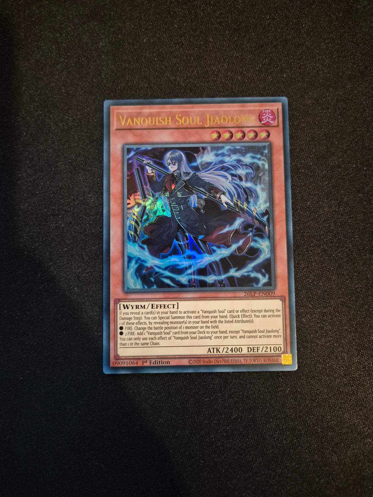 Carte Yu-Gi-Oh! Vanquish Soul Jiaolong Ultra Rare 26LP-EN009