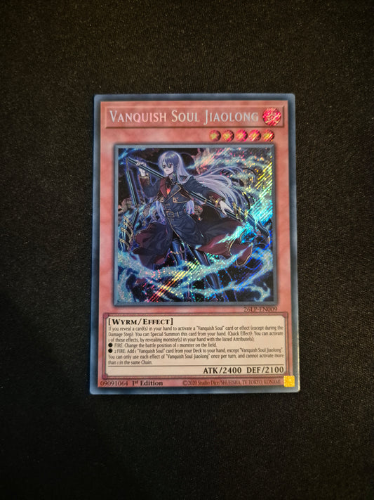 Carte Yu-Gi-Oh! Vanquish Soul Jiaolong Secret Rare 26LP-EN009