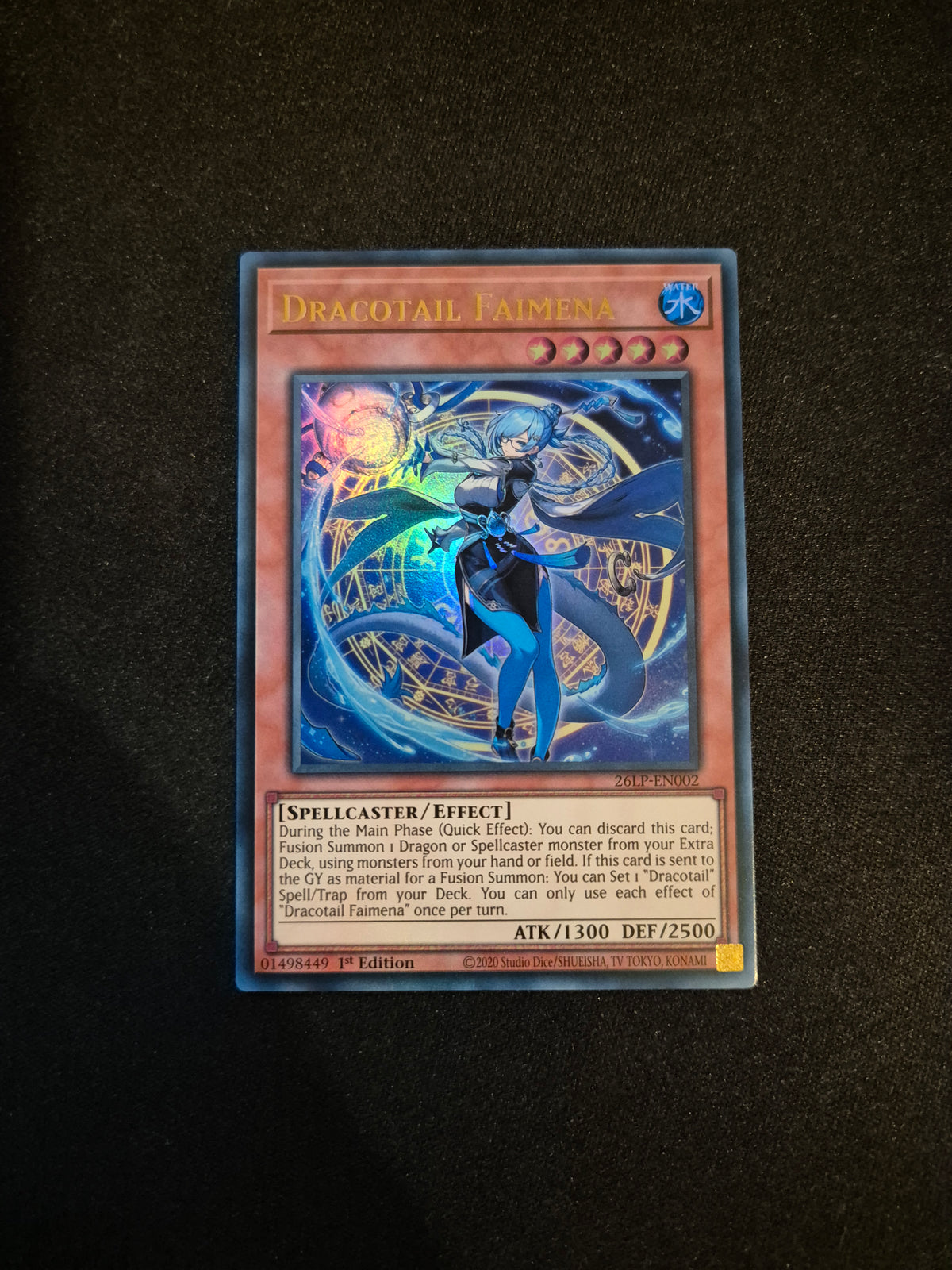 Carte Yu-Gi-Oh! Dracotail Faimena Ultra Rare 26LP-EN002