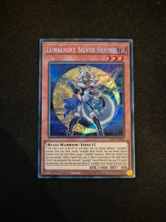 Carte Yu-Gi-Oh! Lunalight Silver Hound Secret Rare 26LP-EN012