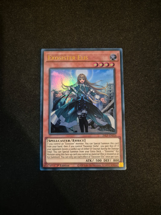 Carte Yu-Gi-Oh! Exosister Elis Ultra Rare 26LP-EN016
