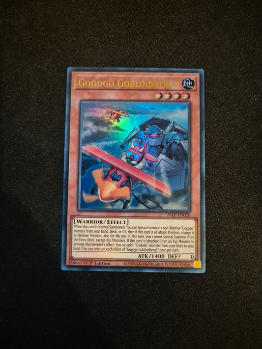 Carte Yu-Gi-Oh! Gogogo Goblindbergh Ultra Rare 26LP-EN020