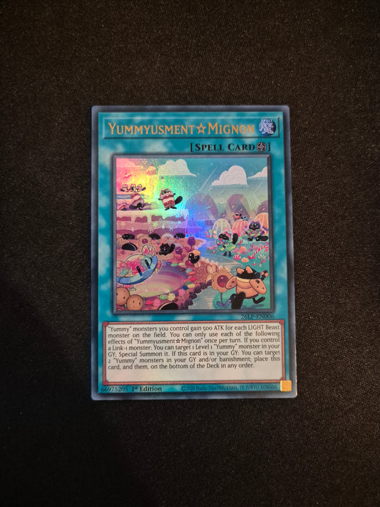 Carte Yu-Gi-Oh! Yummyusment Mignon Ultra Rare 26LP-EN006