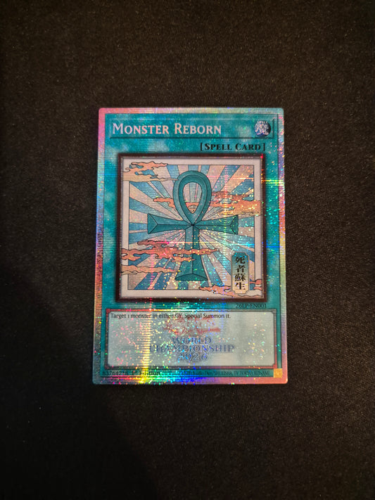 Carte Yu-Gi-Oh! Monster Reborn Alt Emblazoned Starlight Rare 26LP-EN001