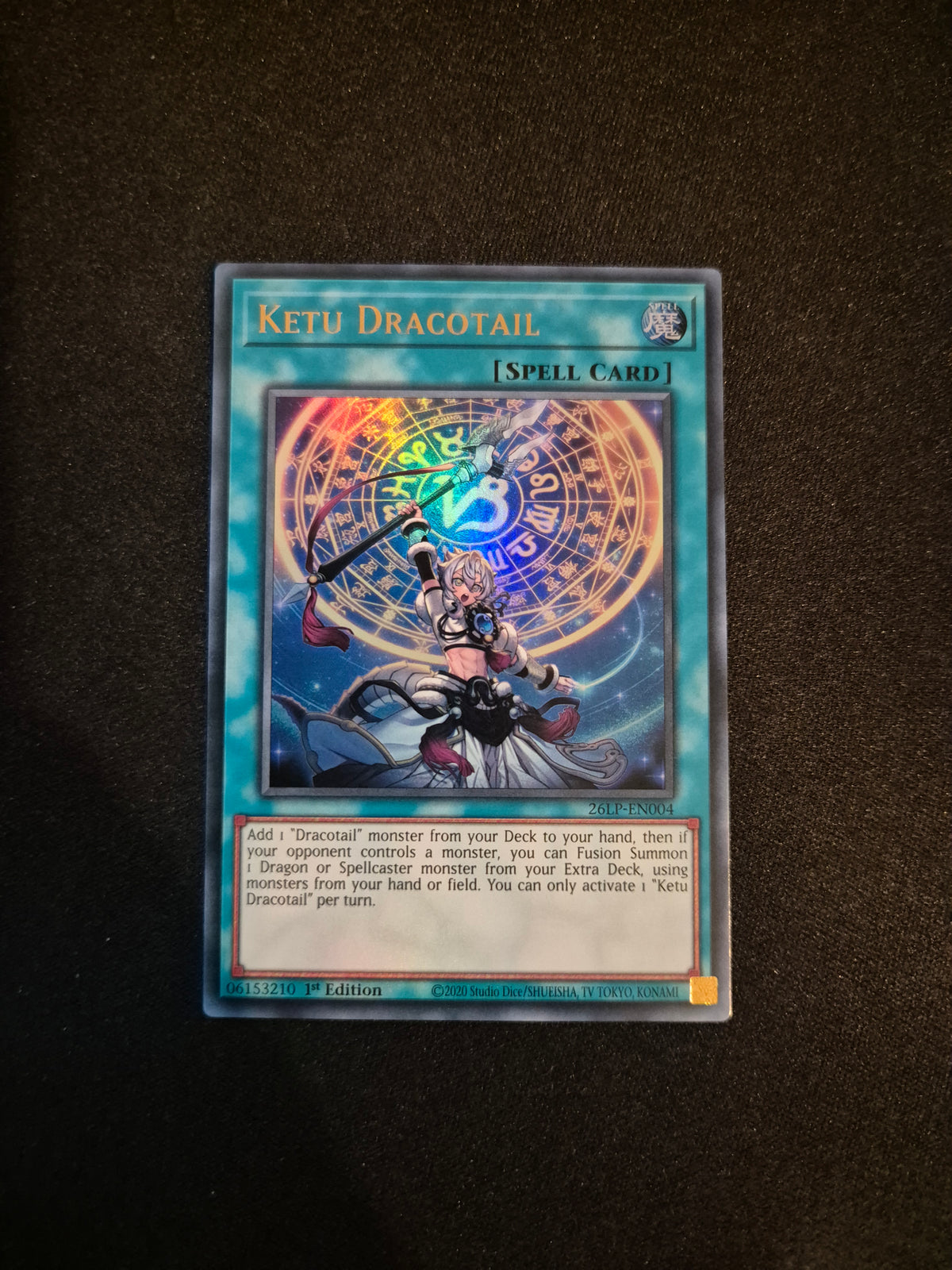 Carte Yu-Gi-Oh! Ketu Dracotail Ultra Rare 26LP-EN004