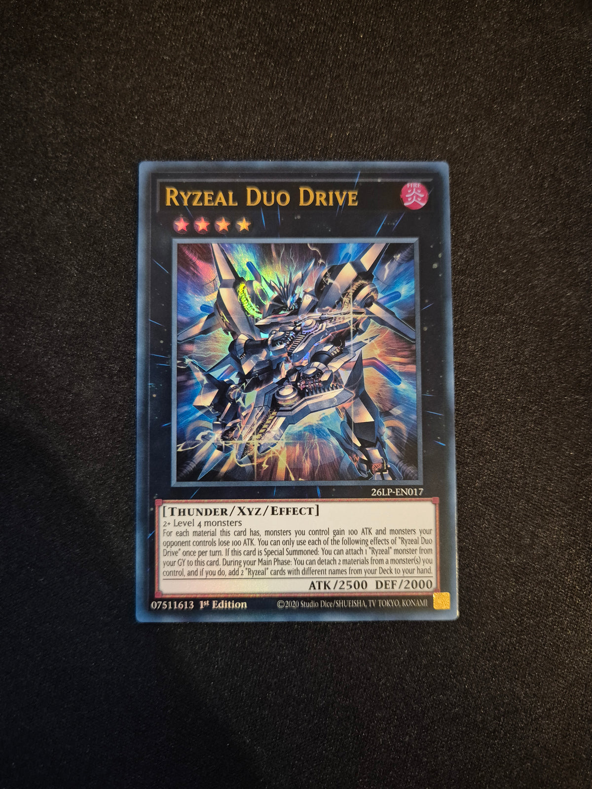 Carte Yu-Gi-Oh! Ryzeal Duo Drive Ultra Rare 26LP-EN017