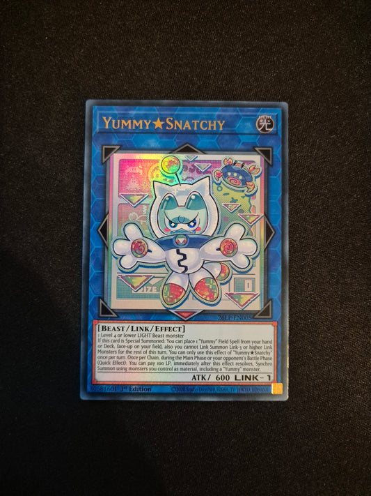 Carte Yu-Gi-Oh! Yummy Snatchy Ultra Rare 26LP-EN005