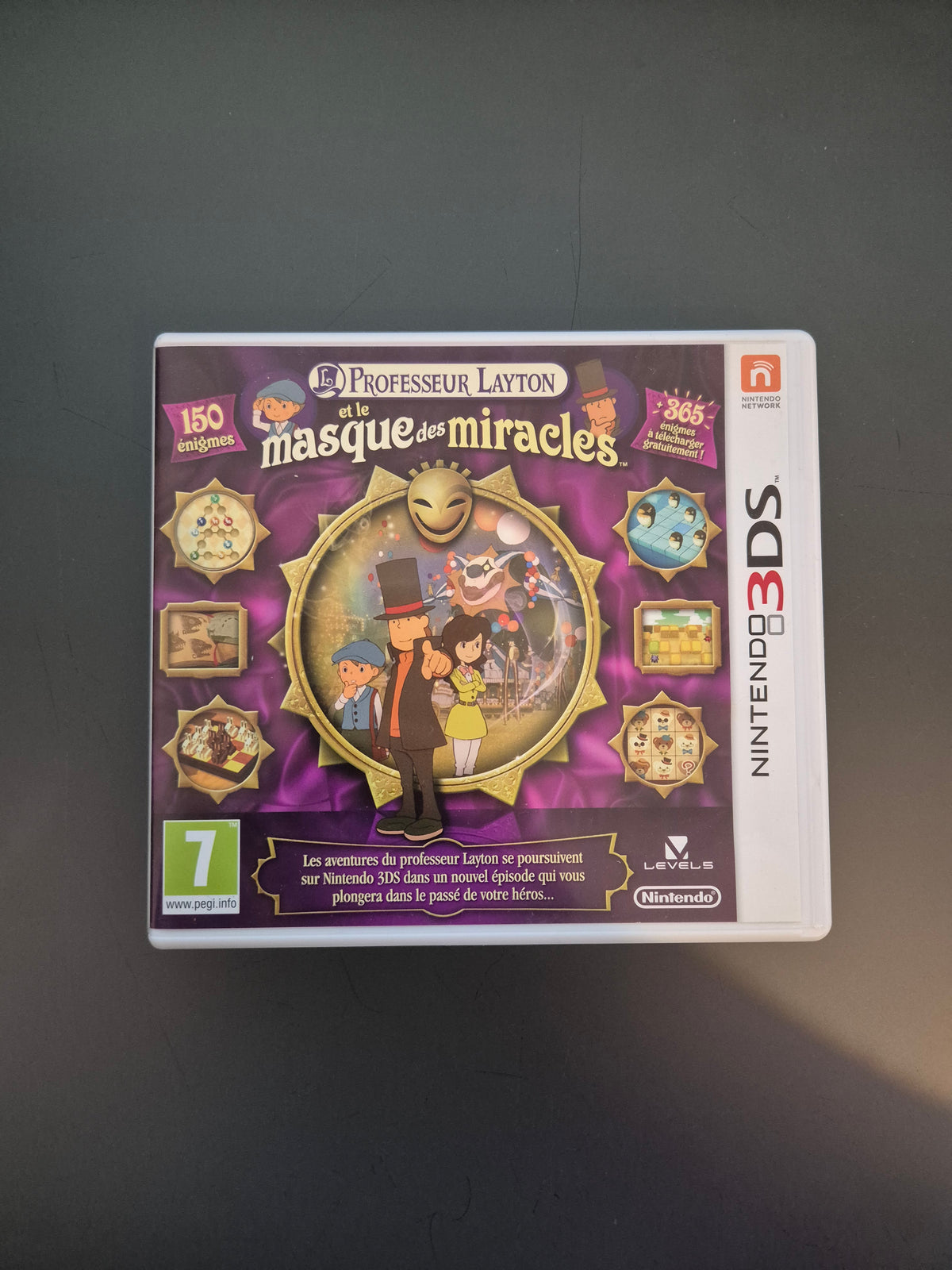 Professeur Layton et le Masque des Miracles Nintendo 3DS - Occasion