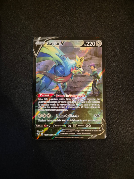 Carte Pokémon Zacian V TG21/TG30 EB10 Astres Radieux