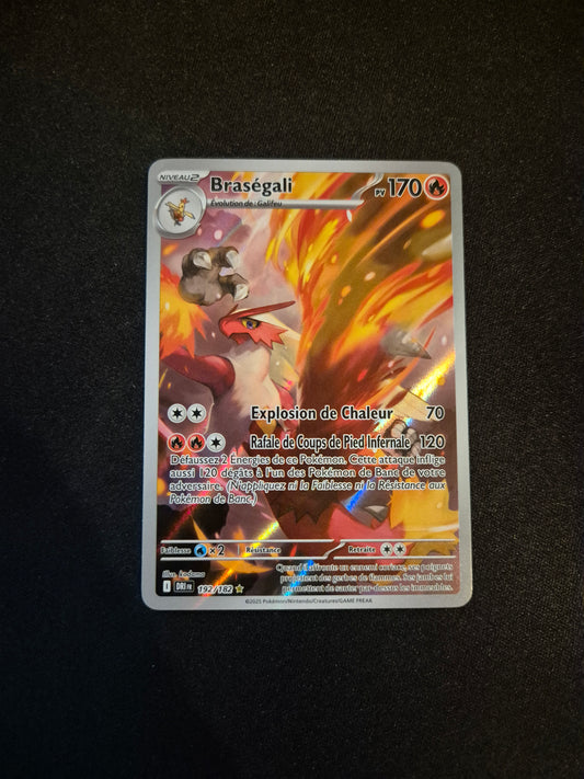 Carte Pokémon Braségali Art Rare AR 192/182 EV10 Rivalités Destinées