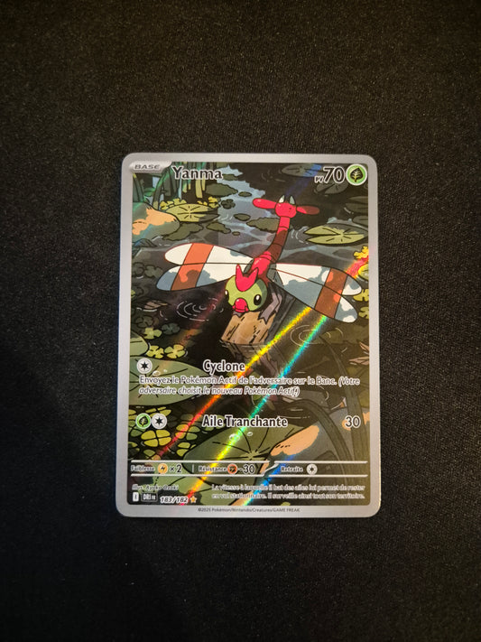 Carte Pokémon Yanma Art Rare AR 183/182 EV10 Rivalités Destinées