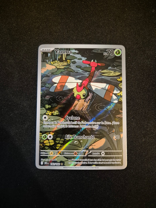 Carte Pokémon Yanma Art Rare AR 183/182 EV10 Rivalités Destinées