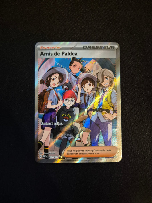 Carte Pokémon Amis de Paldea Full Art 137/131 EV8.5 Evolutions Prismatiques