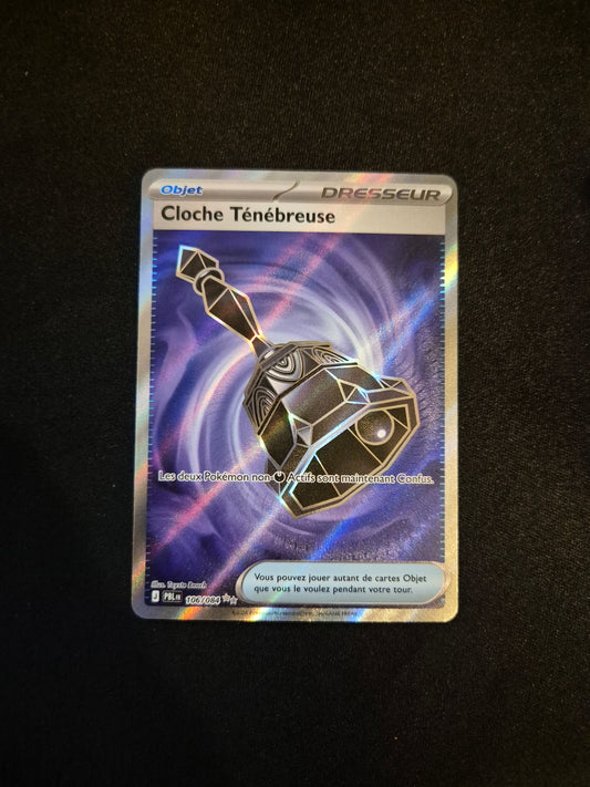 Carte Pokémon Cloche Ténébreuse Full Art 106/084 ME05 Nuit Noire