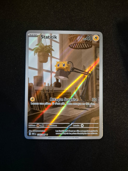 Carte Pokémon Statitik Art Rare 116/086 EV10.5 Flamme Blanche