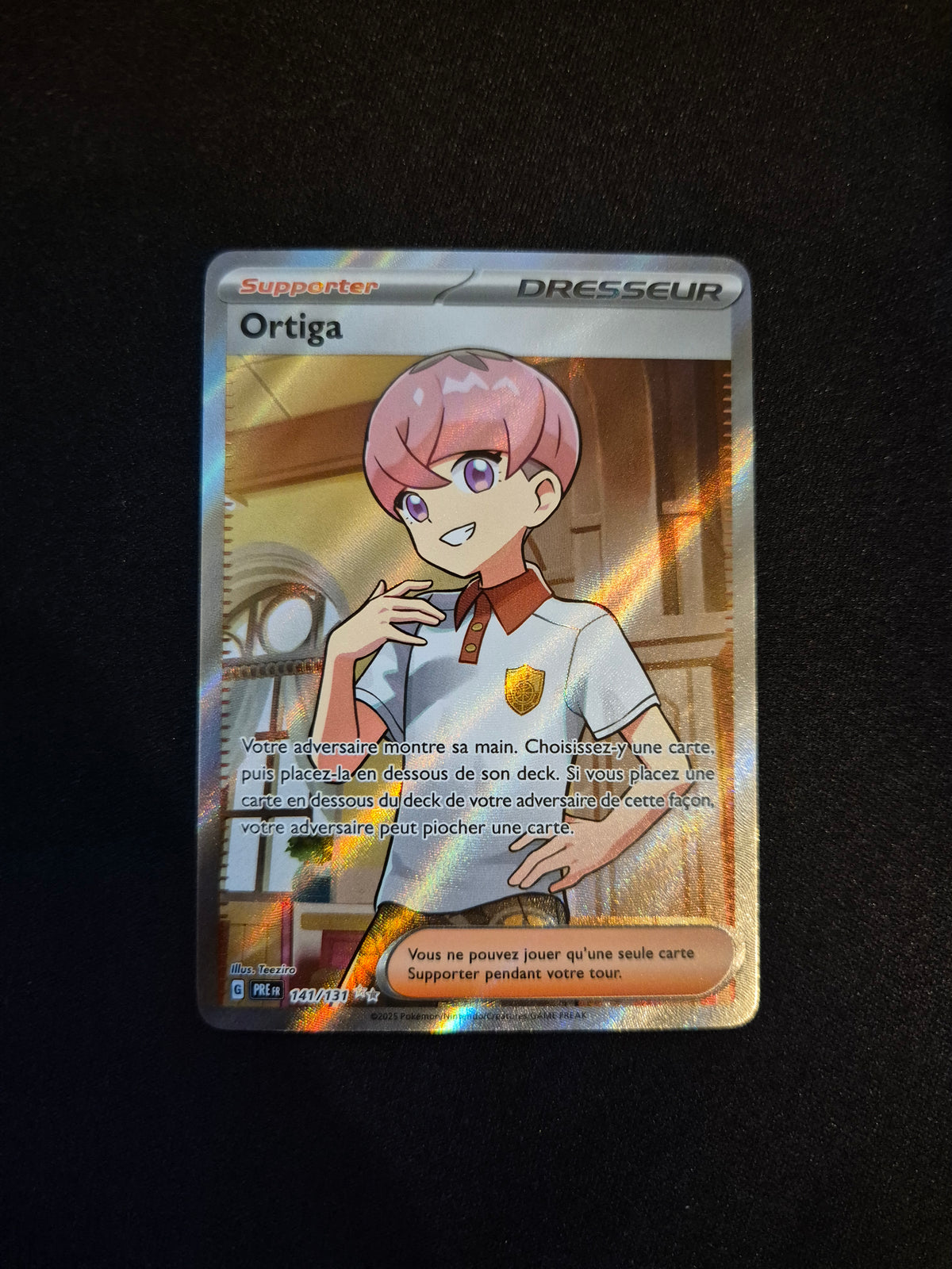 Carte Pokémon Ortiga Full Art 141/131 EV8.5 Evolutions Prismatiques