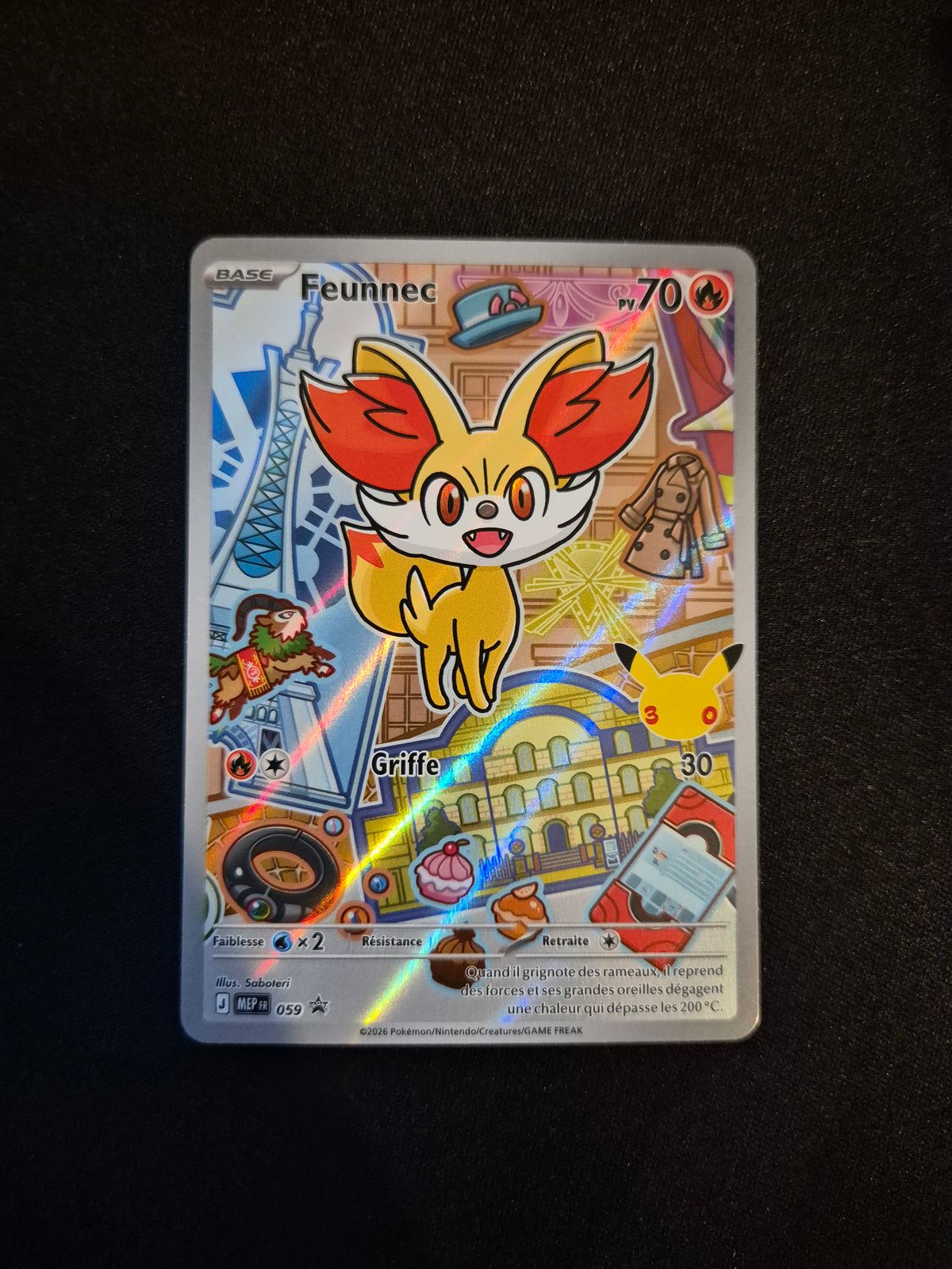 Carte Pokémon Feunnec MEP 059 Promo