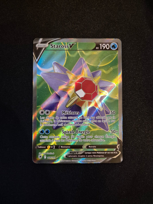 Carte Pokémon Staross V Full Art 166/189 EB10 Astres Radieux