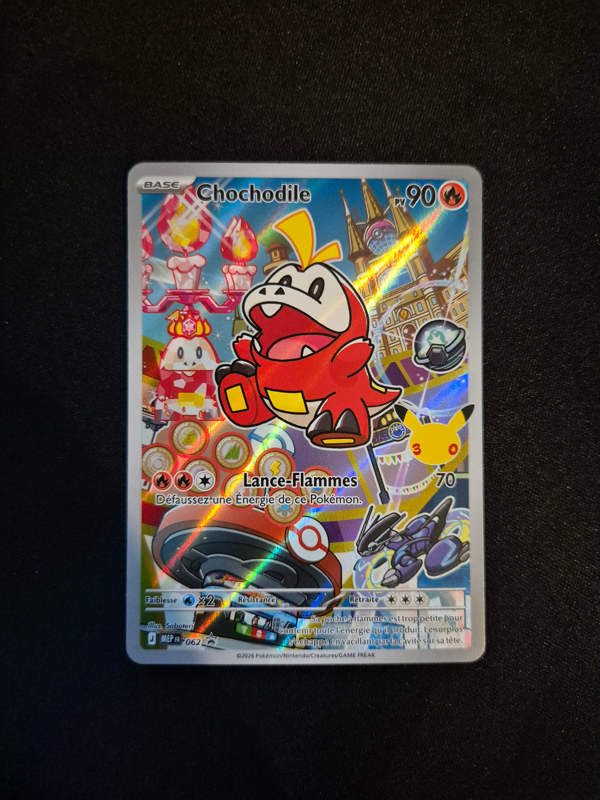 Carte Pokémon Chochodile MEP 062 Promo
