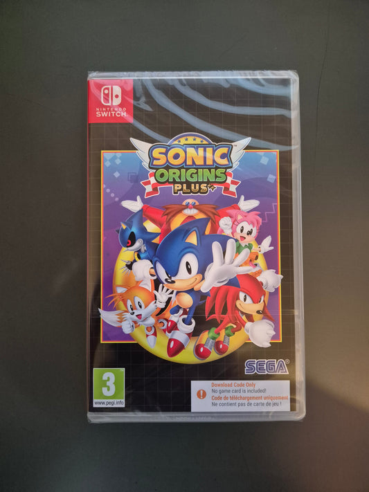 Sonic Origins Plus (Code-in-a-box) Nintendo Switch - Neuf