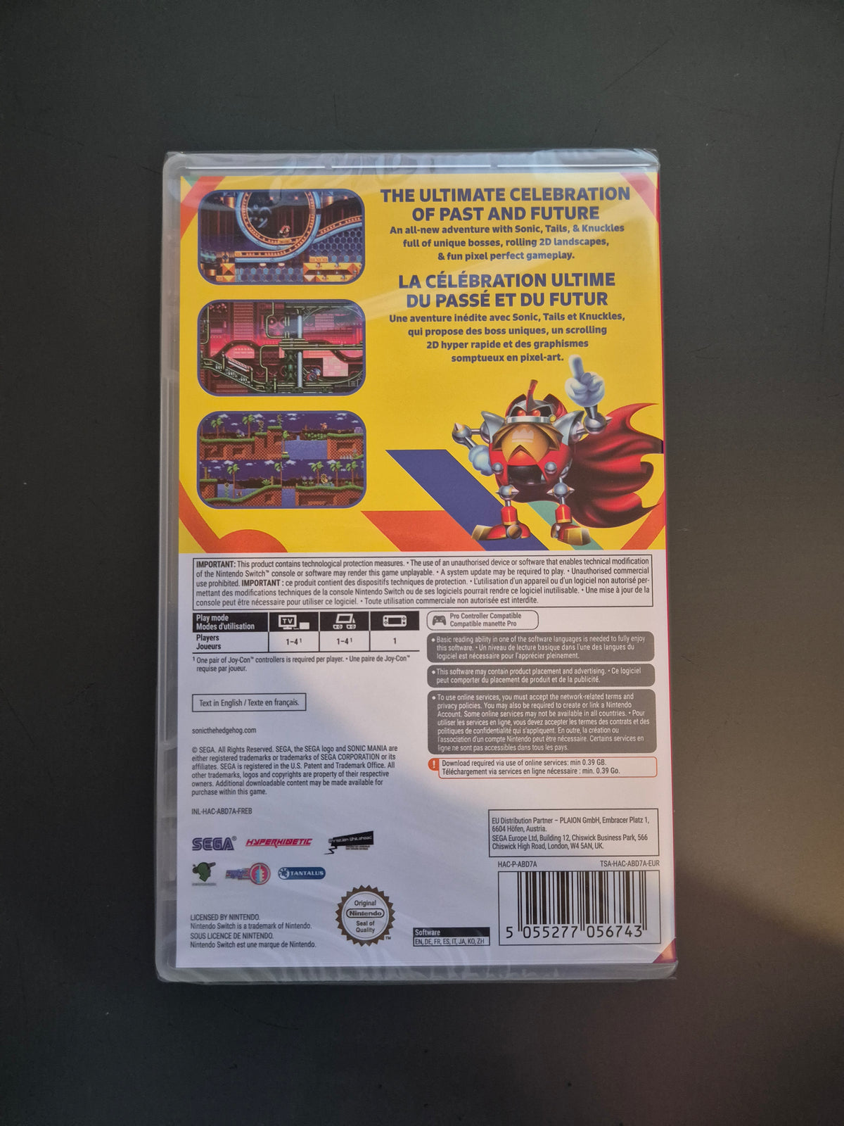 Sonic Mania (Code-in-a-box) Nintendo Switch