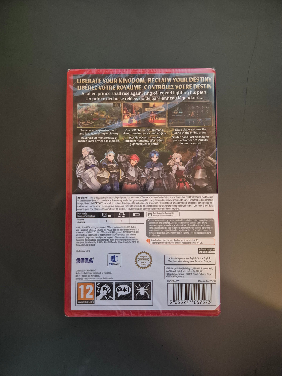 Unicorn Overlord (Code-in-a-box) Nintendo Switch - Neuf