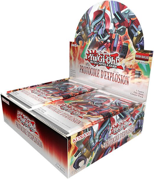 Yu-Gi-Oh!  Display de 24 Boosters Protocole d’Explosion - FR