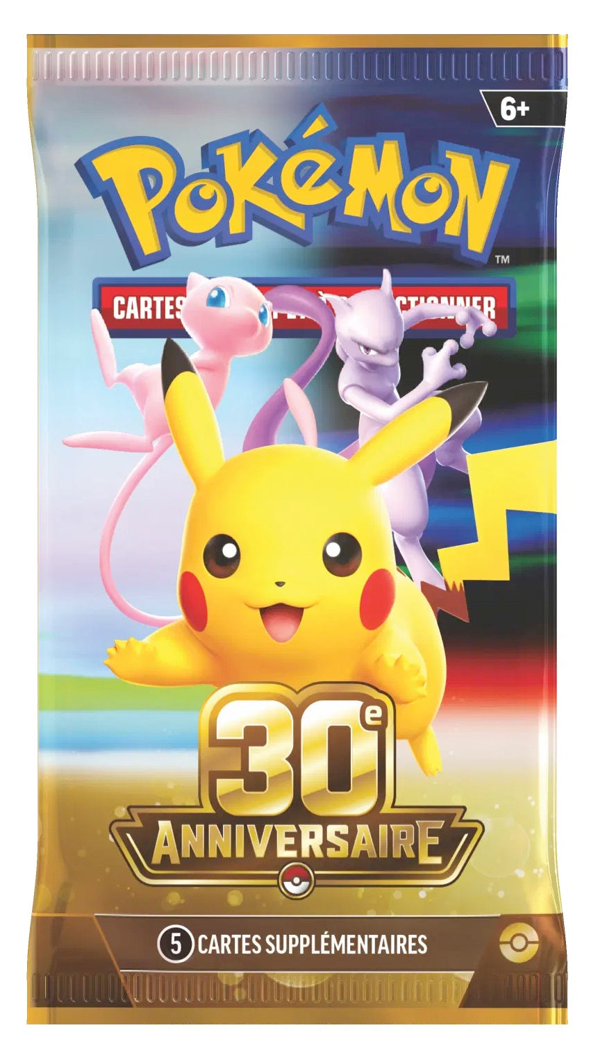 Pokémon JCC : Bundle 6 boosters 30 ans Pokémon - FR