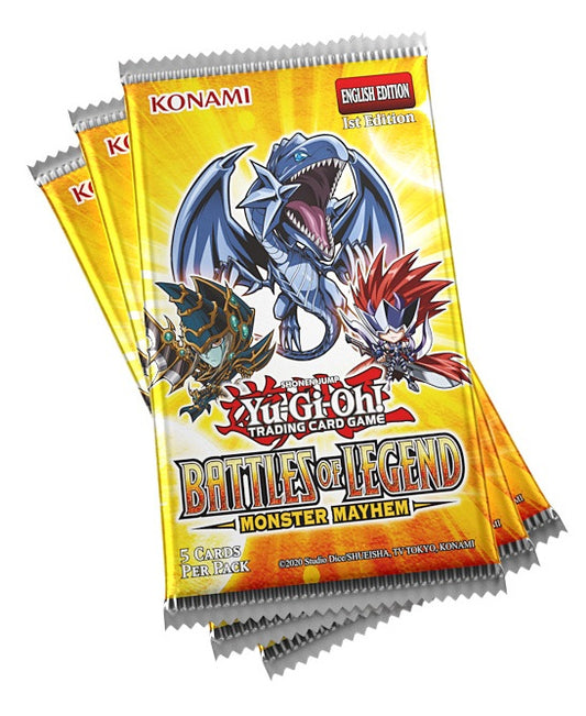 Yu-Gi-Oh! Pack de 3 Boosters Batailles de Légende : Le Tumulte des Monstres (Blister cartonné) FR