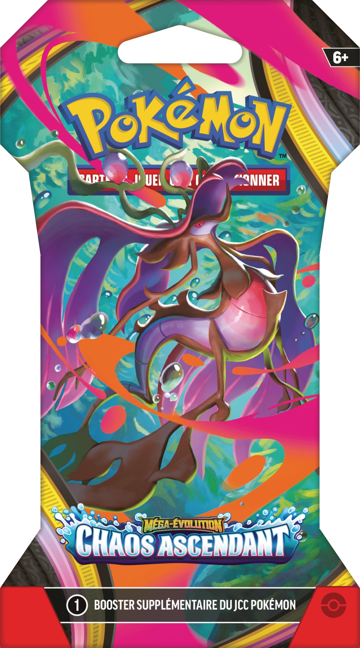 Pokémon JCC Pack de Booster cartonné ME04 Chaos Ascendant (1 Booster aléatoire) - FR