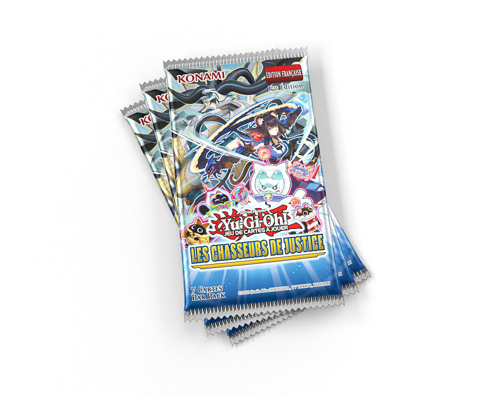 Yu-Gi-Oh! Pack de 3 Boosters Les Chasseurs de Justice (Blister cartonné) FR