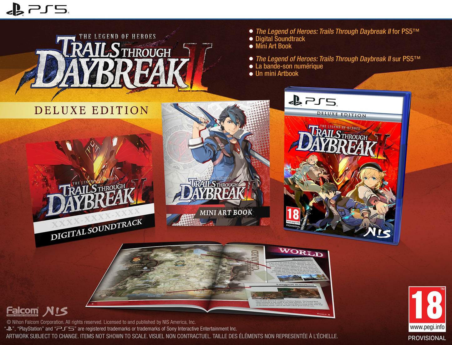 The Legend of Heroes : Trails Through Daybreak 2 Deluxe Edition Playstation 5