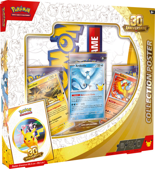 Pokémon JCC : Collection poster 30 ans - FR