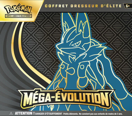 Pokémon JCC : ETB Coffret Dresseur d'Élite ME01 Méga-Évolution - Méga-Lucario FR