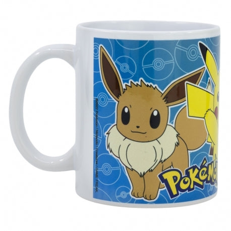 Mug Pokémon Evoli Pikachu Salamèche - Stor 325 ml