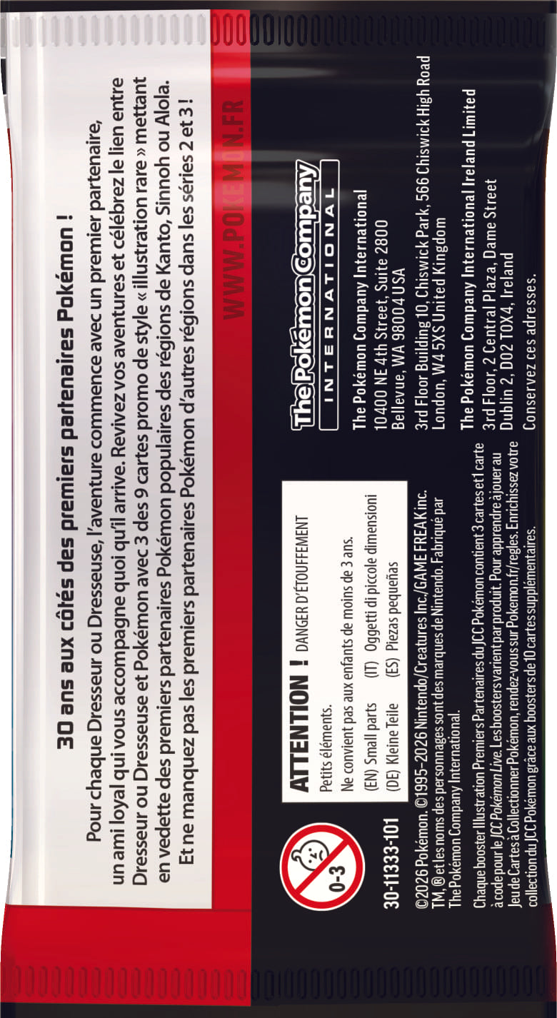 PRÉCOMMANDE - Pokémon JCC : Collection Illustration Premiers Partenaires - Série 1 - FR