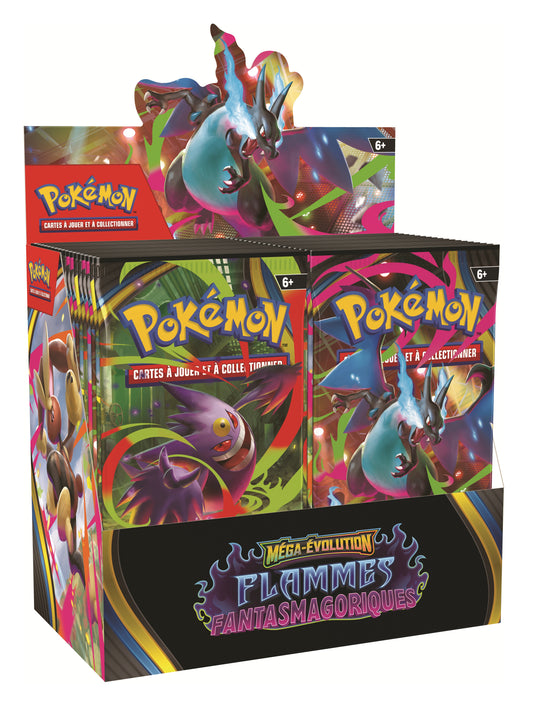 Pokémon JCC Méga-Évolution Display 36x Booster ME02 Flammes Fantasmagoriques FR - Défaut Scellage