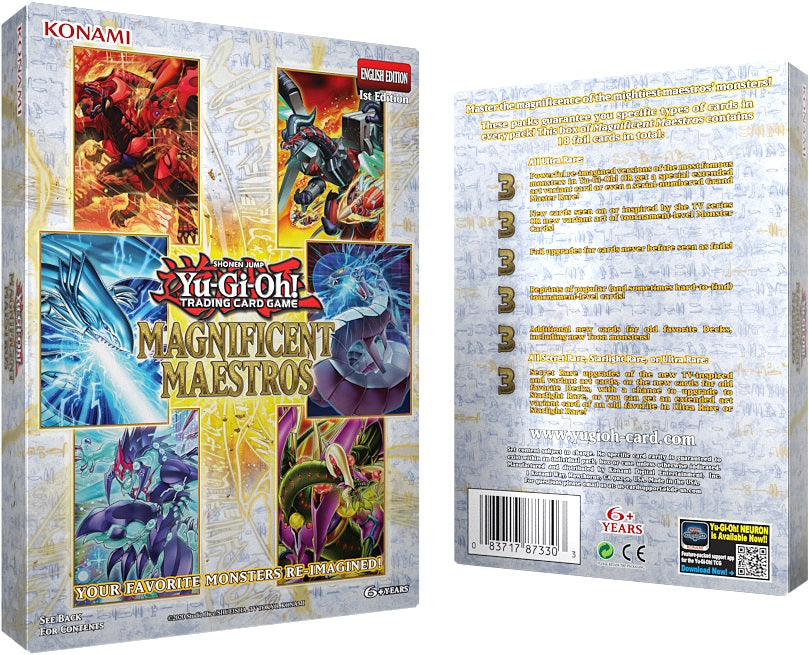 Précommande - Yu-Gi-Oh! Magnificent Maestros (Cardboard Tuckbox) - UK