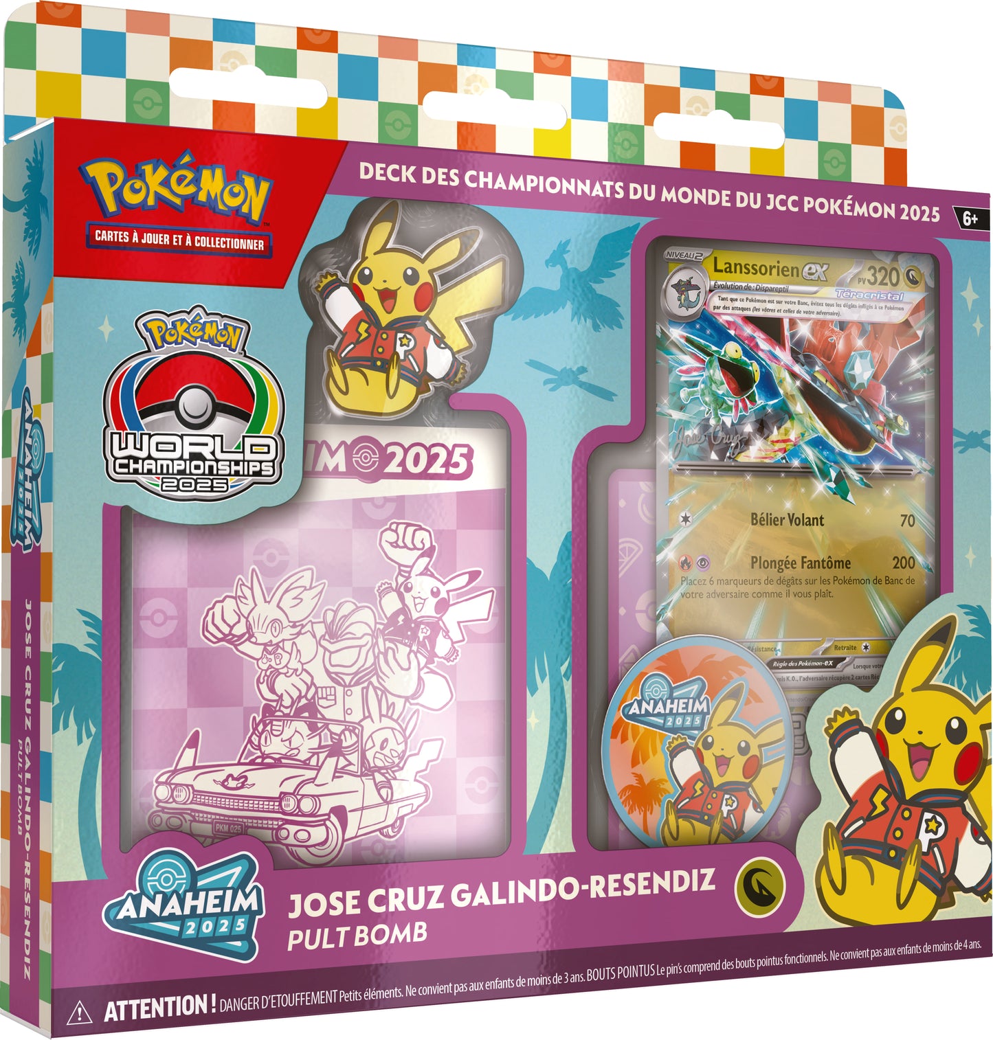 Pokémon JCC : Decks des Championnats du Monde 2025 - FR (1x deck aléatoire)