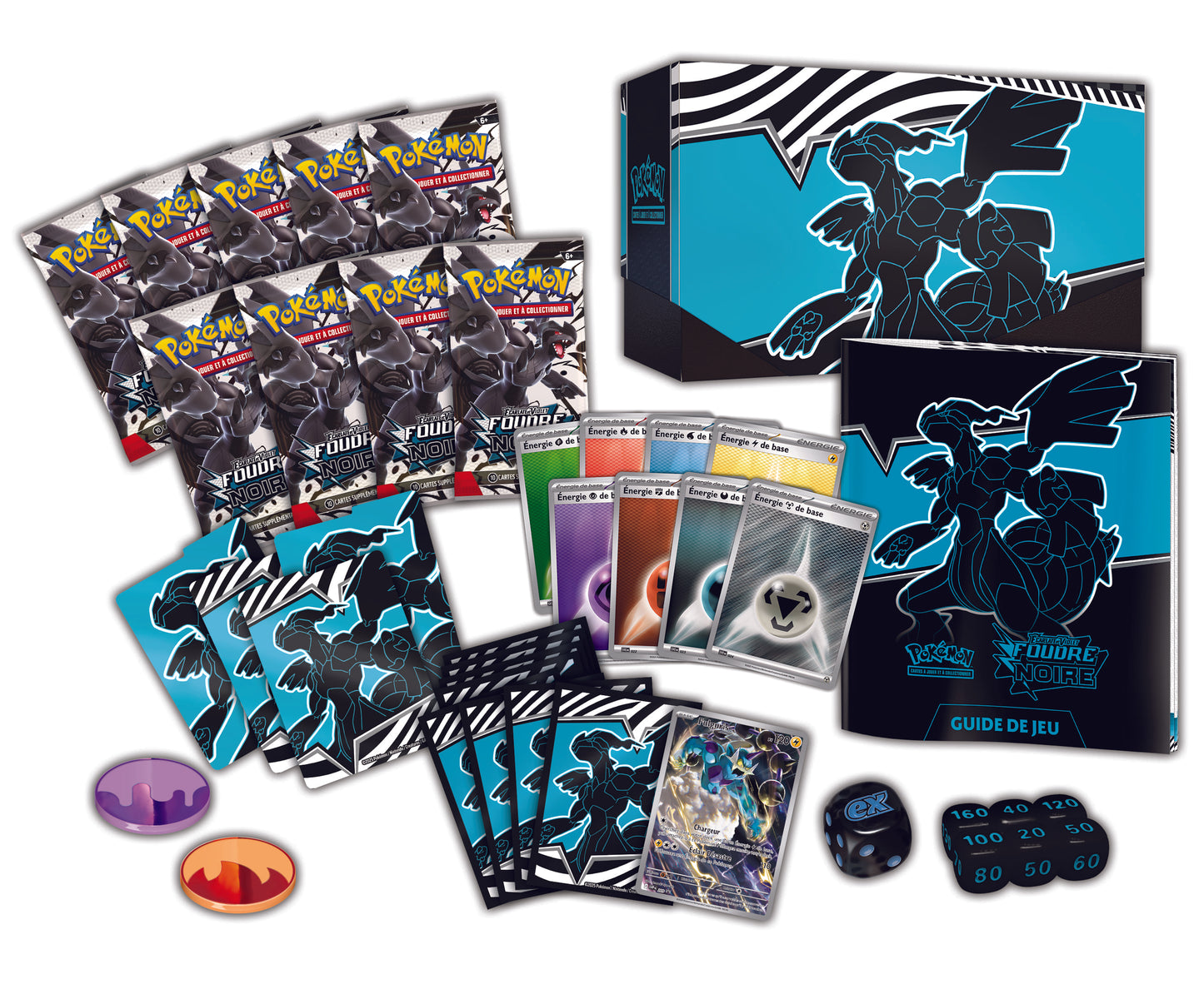 Pokémon JCC : Coffret Dresseur d'Élite Écarlate et Violet - EV 10.5 Foudre Noire - FR