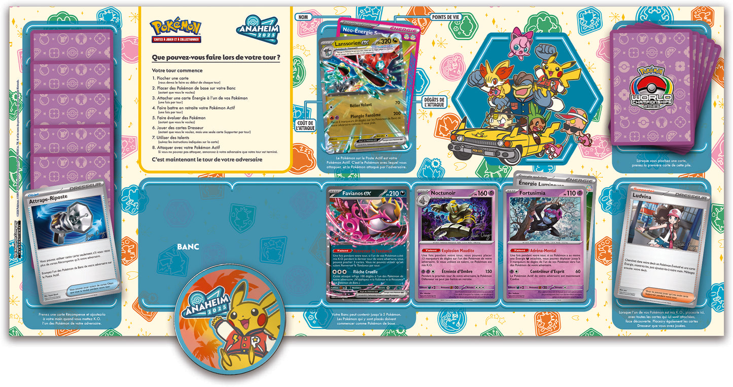 Pokémon JCC : Decks des Championnats du Monde 2025 - FR (1x deck aléatoire)