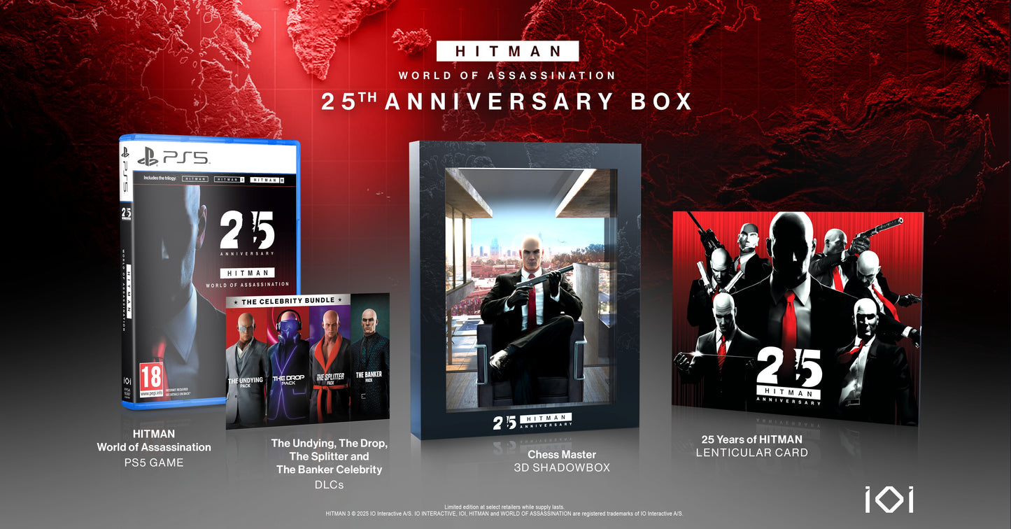 Hitman  World of Assassination  25th Anniversary Box Playstation 5