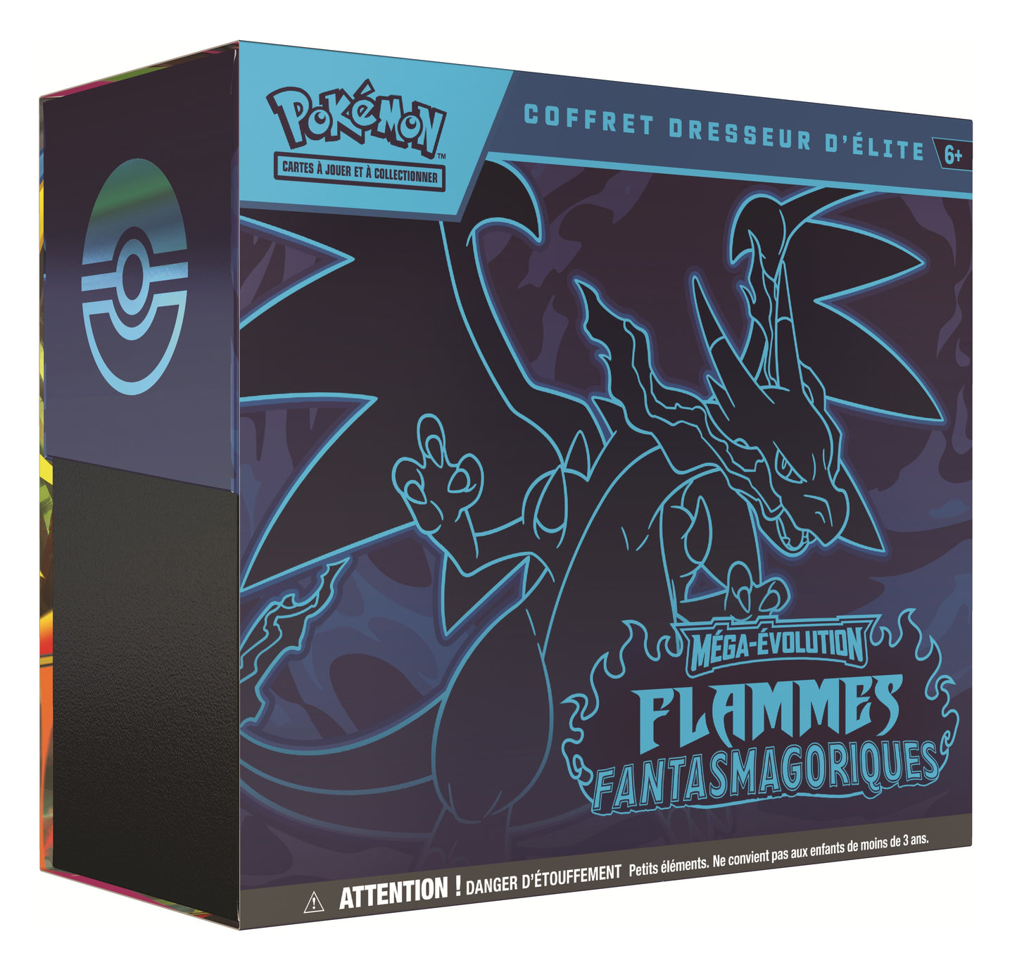 Pokémon JCC : ETB Coffret Dresseur d'Élite ME02 Méga-Évolution Flammes Fantasmagoriques FR